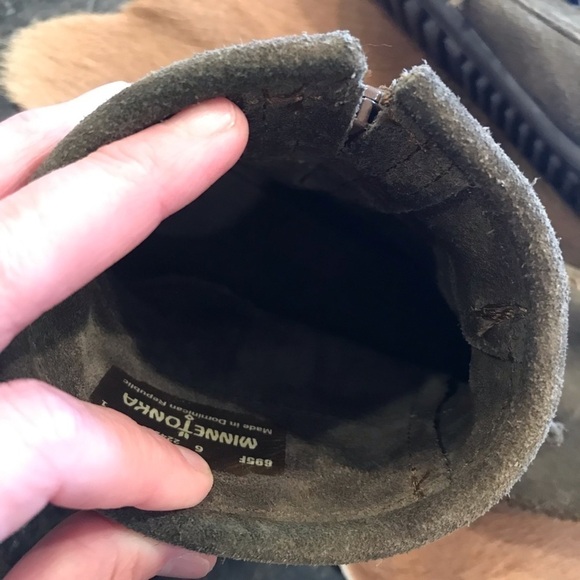 Minnetonka Concho Ankle Boots Size 6 - Picture 5 of 7